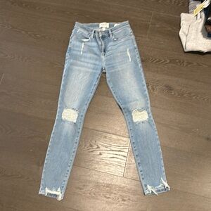 Frame le high skinny cropped size 26